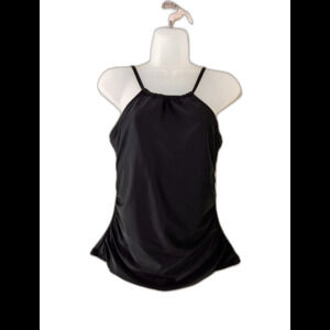 Women’s Satin Bikini and Tankini Set Black Size M